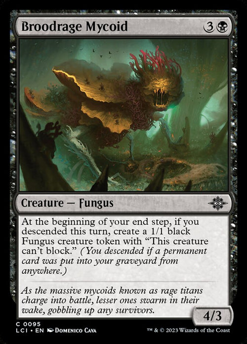 Card Scan of Broodrage Mycoid | LCI