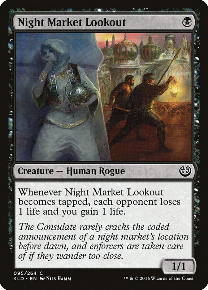Card Scan of Night Market Lookout | KLD