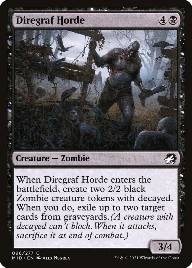 Card Scan of Diregraf Horde | MID