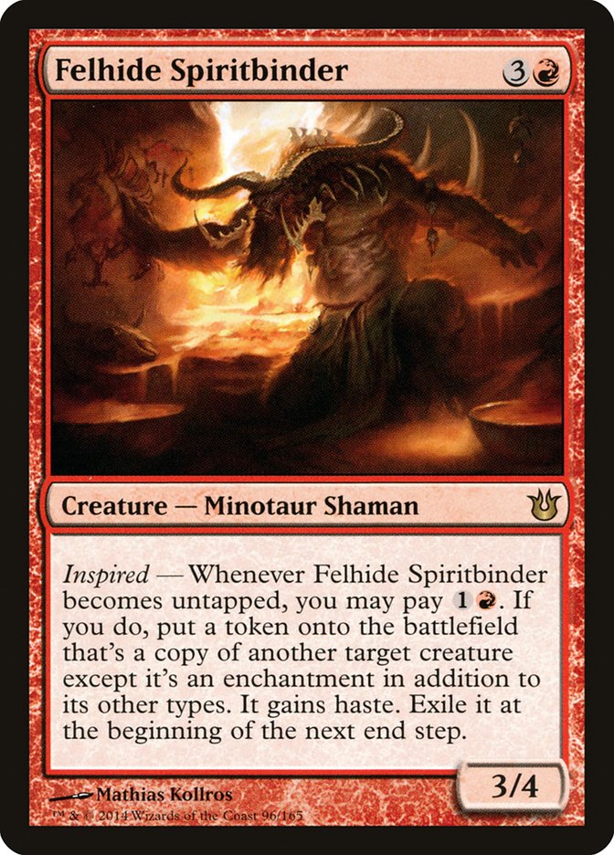 Card Scan of Felhide Spiritbinder | BNG