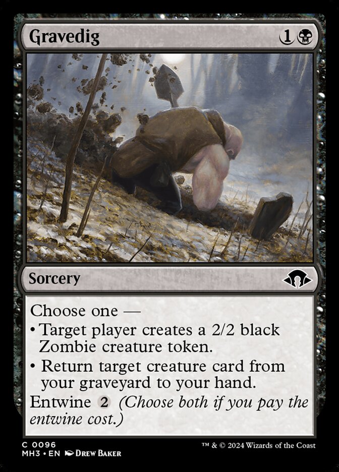 Card Scan of Gravedig | MH3