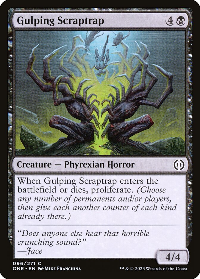 Card Scan of Gulping Scraptrap | ONE