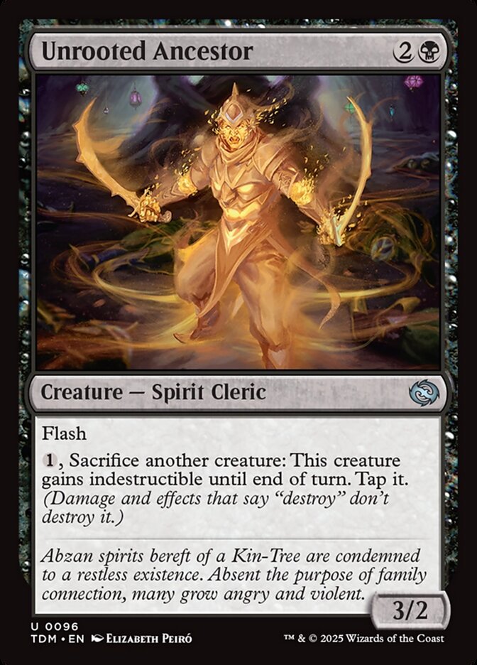 Card Scan of Unrooted Ancestor | TDM