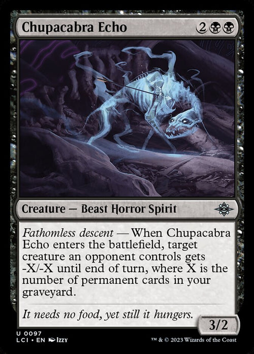 Card Scan of Chupacabra Echo | LCI