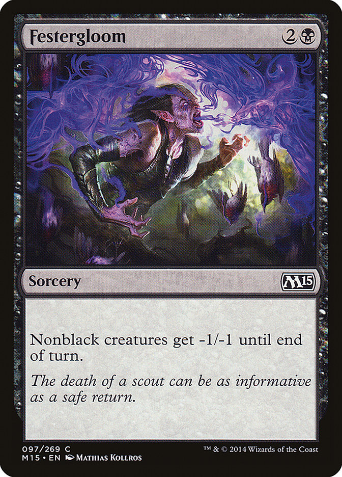 Card Scan of Festergloom | M15