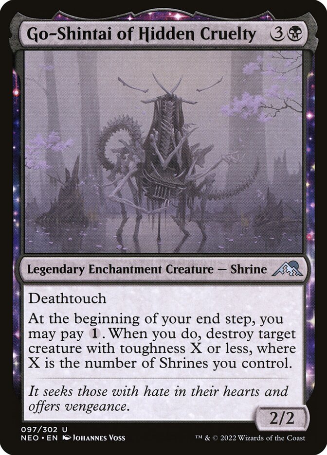 Card Scan of Go-Shintai of Hidden Cruelty | NEO