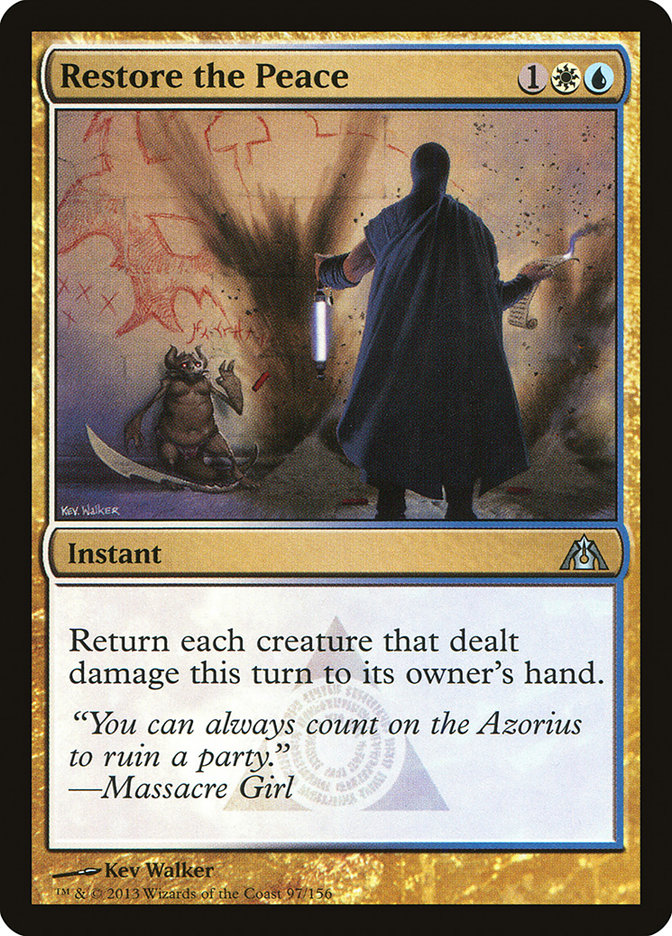 Card Scan of Restore the Peace | DGM