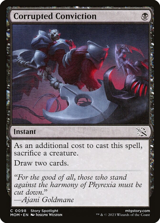 Card Scan of Corrupted Conviction | MOM