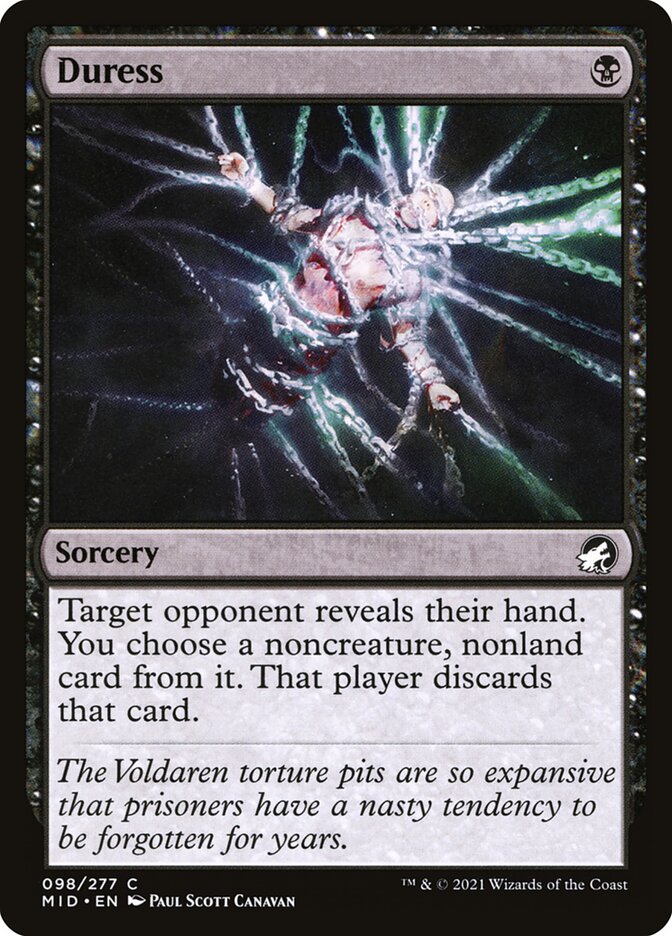 Card Scan of Duress | MID