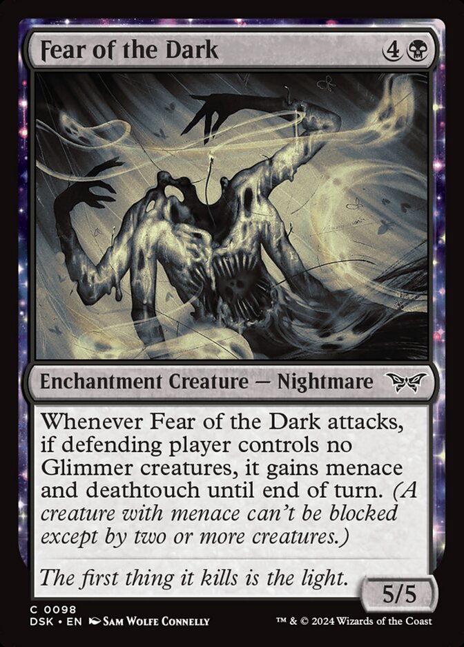 Card Scan of Fear of the Dark | DSK