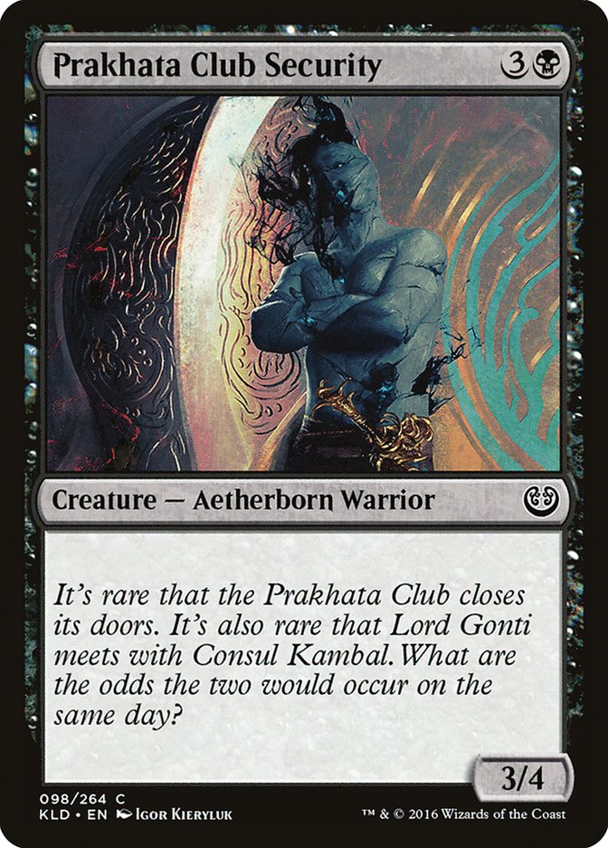 Card Scan of Prakhata Club Security | KLD