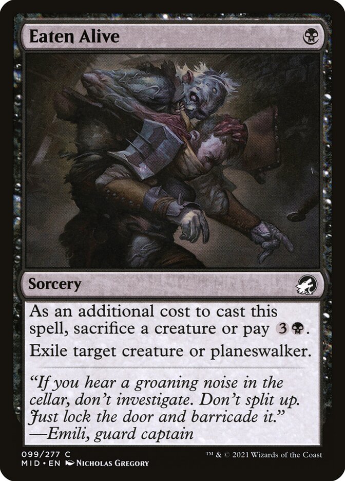 Card Scan of Eaten Alive | MID