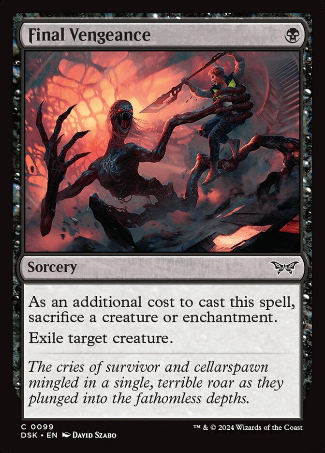 Card Scan of Final Vengeance | DSK