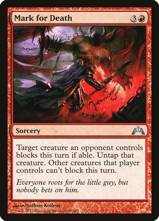 Card Scan of Mark for Death | GTC