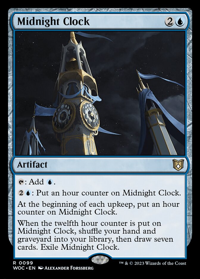 Midnight Clock Card Scan