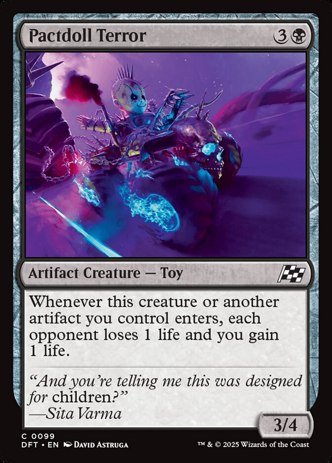 Card Scan of Pactdoll Terror | DFT