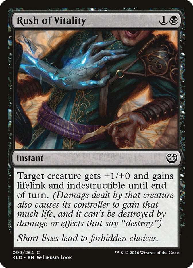Card Scan of Rush of Vitality | KLD