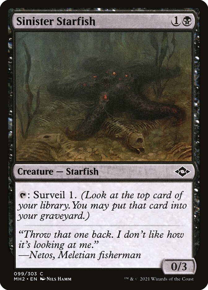 Card Scan of Sinister Starfish | MH2