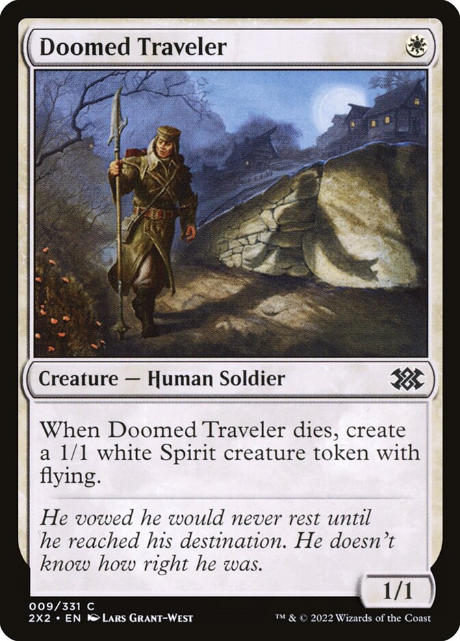 Card Scan of Doomed Traveler | 2X2