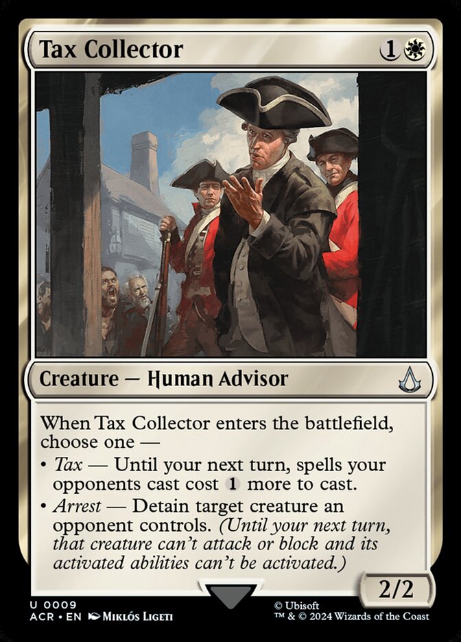 Card Scan of Tax Collector | ACR