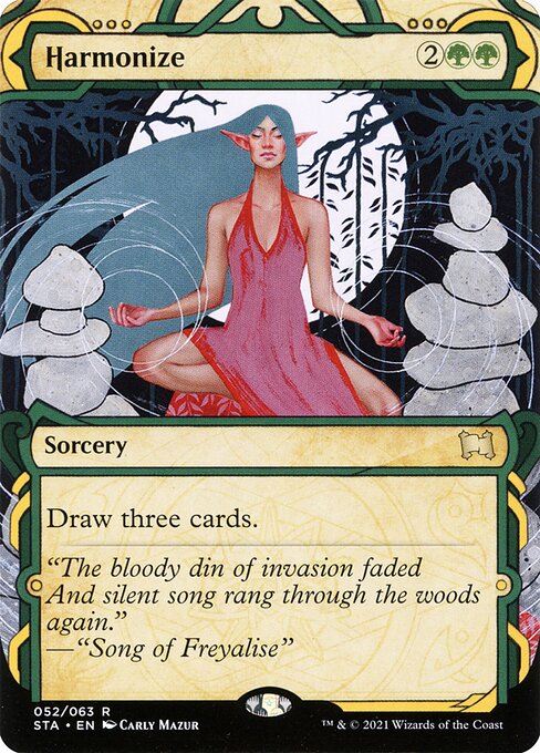 Harmonize | STA (Showcase Etched) - Card Scan
