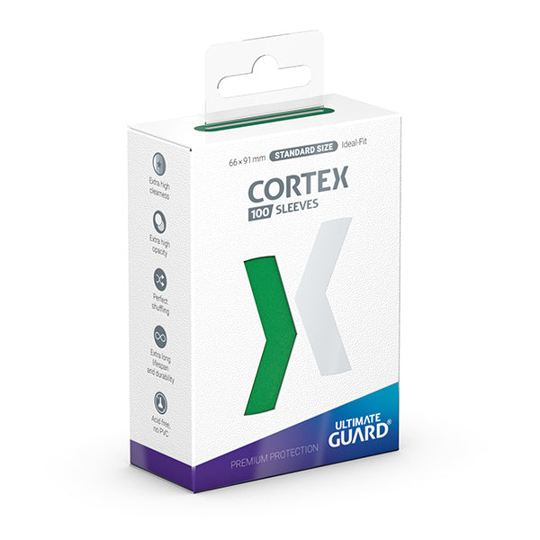 Ultimate Guard Cortex Sleeves Standard Size | Green 100pk
