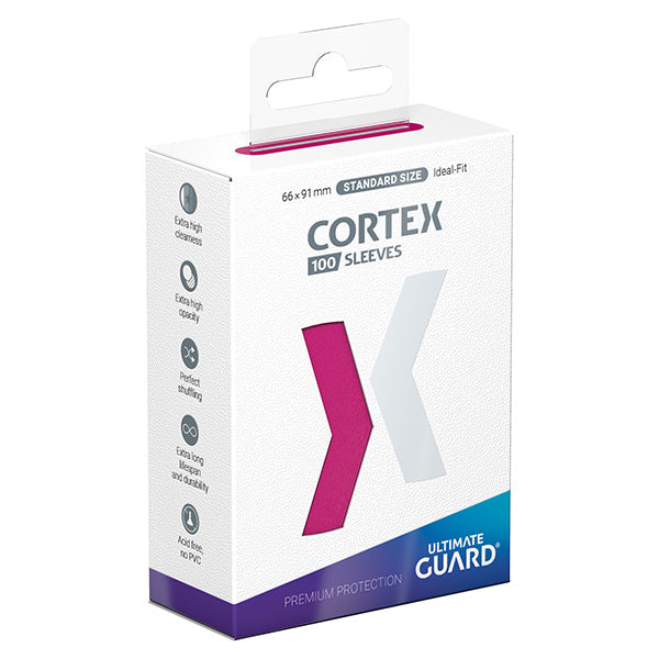 Ultimate Guard Cortex Sleeves Standard Size | Pink 100pk