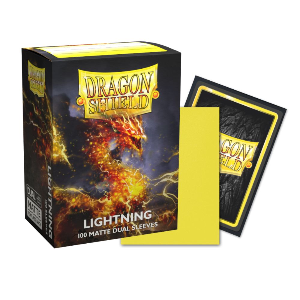 Dragon Shield Dual Matte Sleeves - Lightning