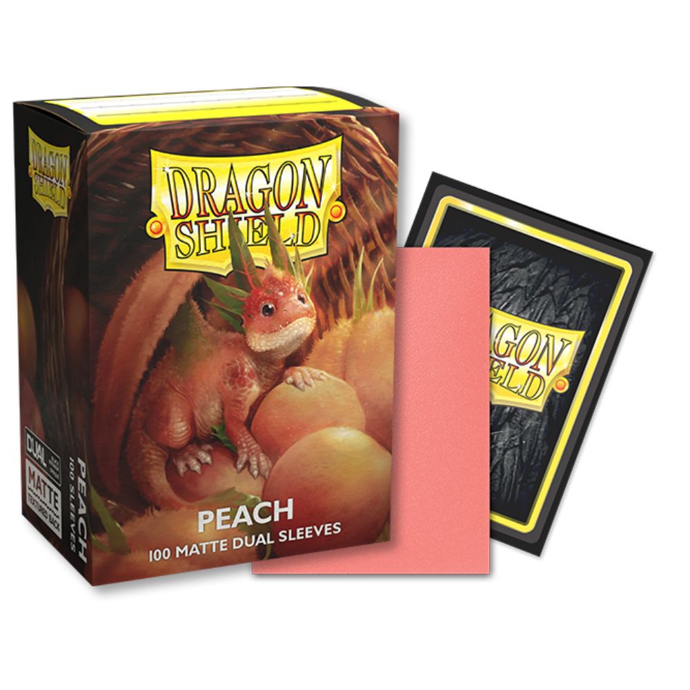 Dragon Shield Dual Matte Sleeves - Peach