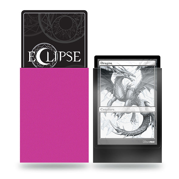 Ultra Pro Eclipse Standard Matte Sleeves 100 Pack | Hot Pink