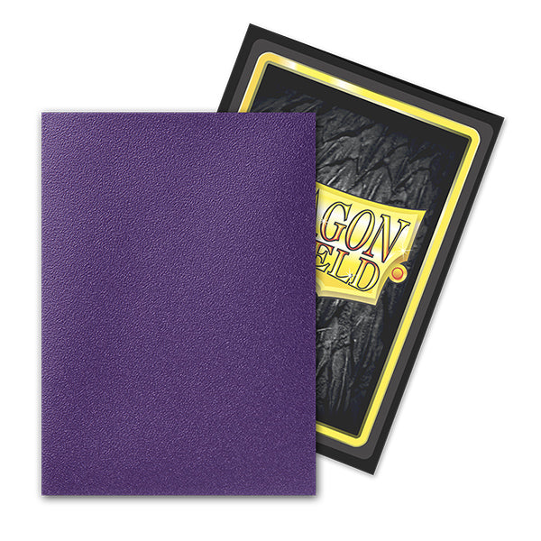 Dragon Shield Dual Matte Art Standard Size Sleeves 100pk | Limited Edition Metallic Soul Purple