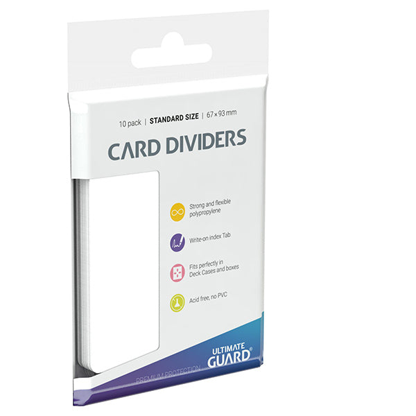 Ultimate Guard | Card Dividers White 10 Pack