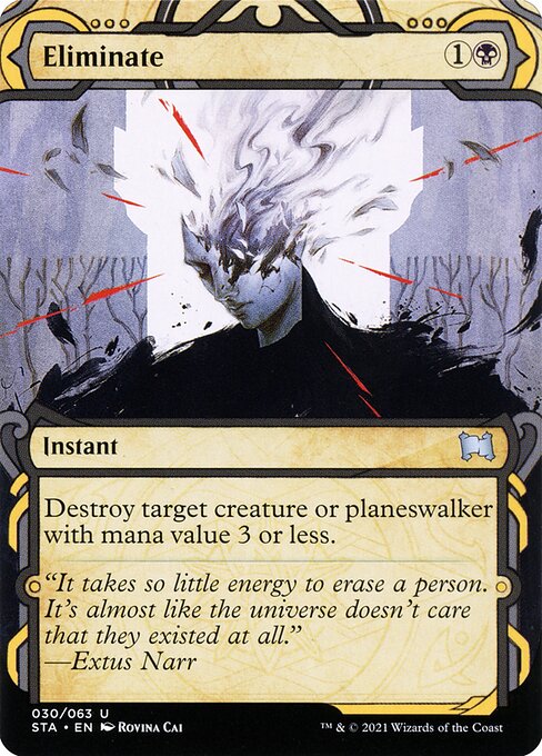 Eliminate | STA (Showcase Foil) - Card Scan