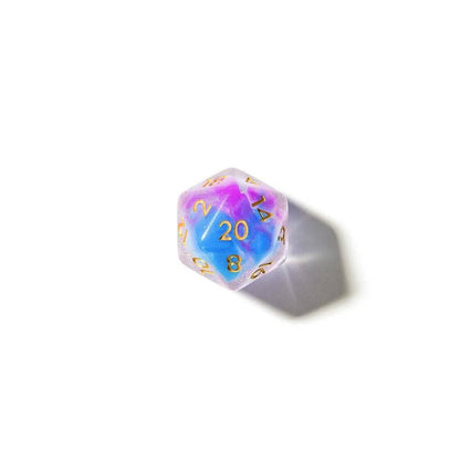 Lavender Lore Soft Edge Resin Dice Set