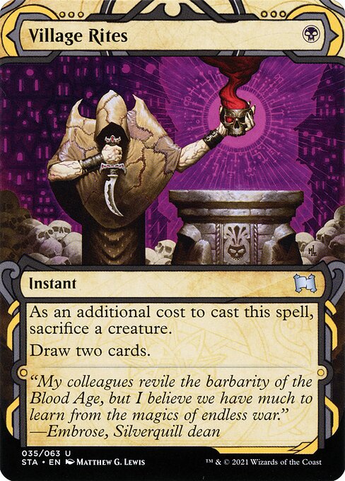 Village Rites | STA (Showcase) - Card Scan