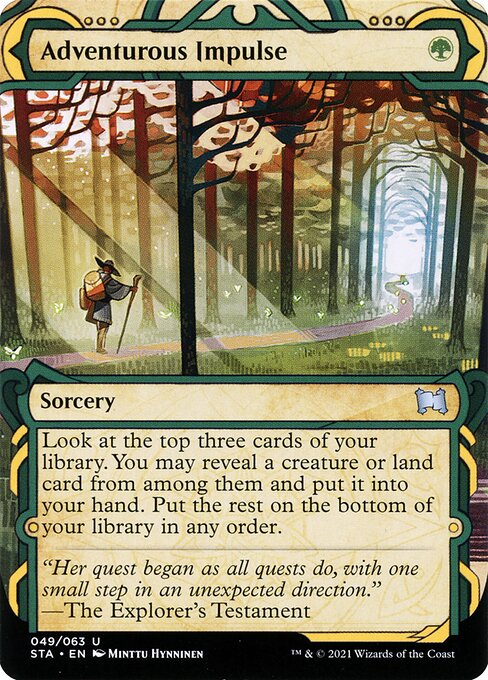Adventurous Impulse | STA (Showcase) - Card Scan
