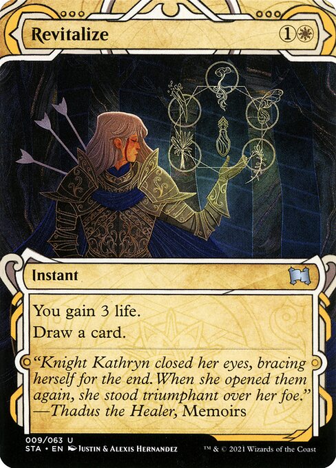 Revitalize | STA (Showcase Etched) - Card Scan